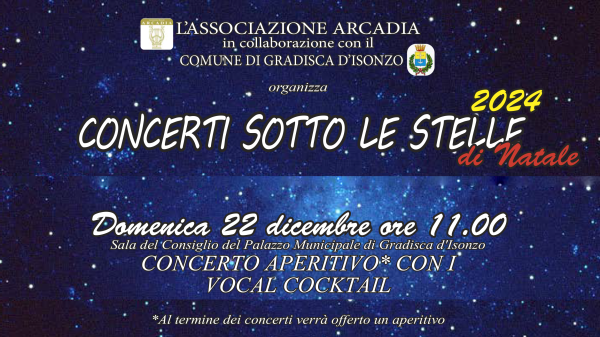 22/12 CONCERTO APERITIVO “SOTTO LE STELLE”